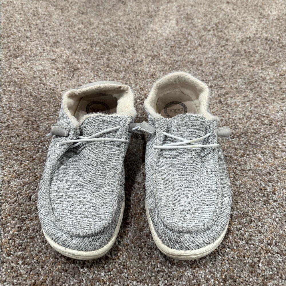 Hey Dude Gray Women's Flats
